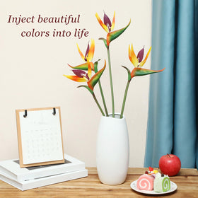 Hanaive Bird of Paradise centerpiece for weddings and parties, 24in, vibrant yellow.