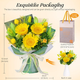 Hanameguri secure outer packaging protects delivery and blooms