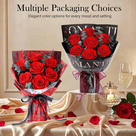 Hanameguri preserved roses suitable for Valentine’s Day and anniversaries.