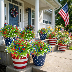 Hananona 13.8-inch artificial stems ideal for planters and windows