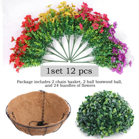 Hananona coconut basket set provides sturdy planters and rustic charm.