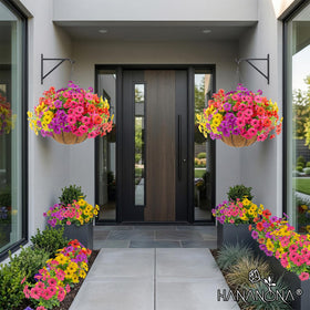 Hananona color palette includes red, purple, yellow, and rose red for versatile styling.