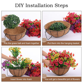 Hananona easy-assembly artificial flowers show minimal setup with maximum visual impact.