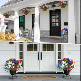 Hananona patriotic display ideal for Fourth of July celebrations.