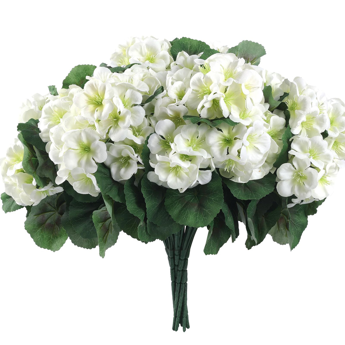 Hananona durable silk petals withstand outdoor conditions with soft texture.