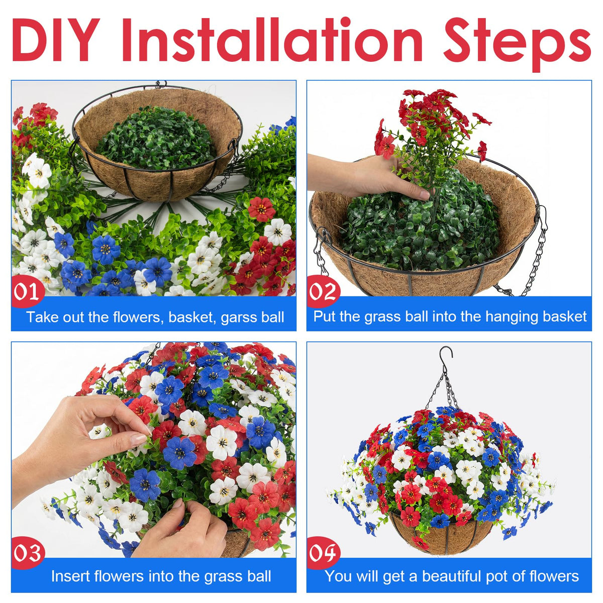 Hananona versatile garden décor for porch, balcony, and patio.