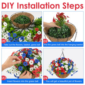 Hananona versatile garden décor for porch, balcony, and patio.