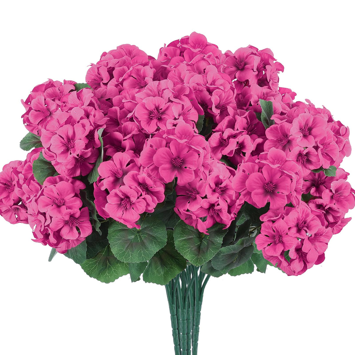 Hananona garden decor geranium rose red adds color to outdoor spaces.