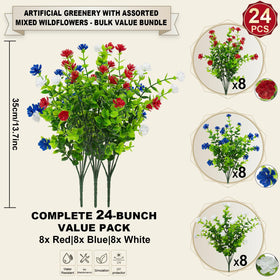 Hananona UV resistant faux blooms designed for durable exterior use