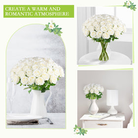 Hananona velvet-silk roses reveal durable, long-lasting petals.
