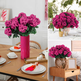 Hananona wedding and event decor rose red geranium for elegant settings.