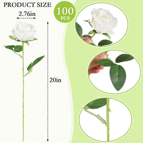 Hananona white roses closeup shows realistic texture and maintenance-free beauty.