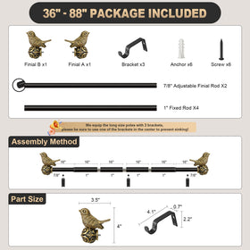 Includes clear instructions for tool-free, straightforward setup.