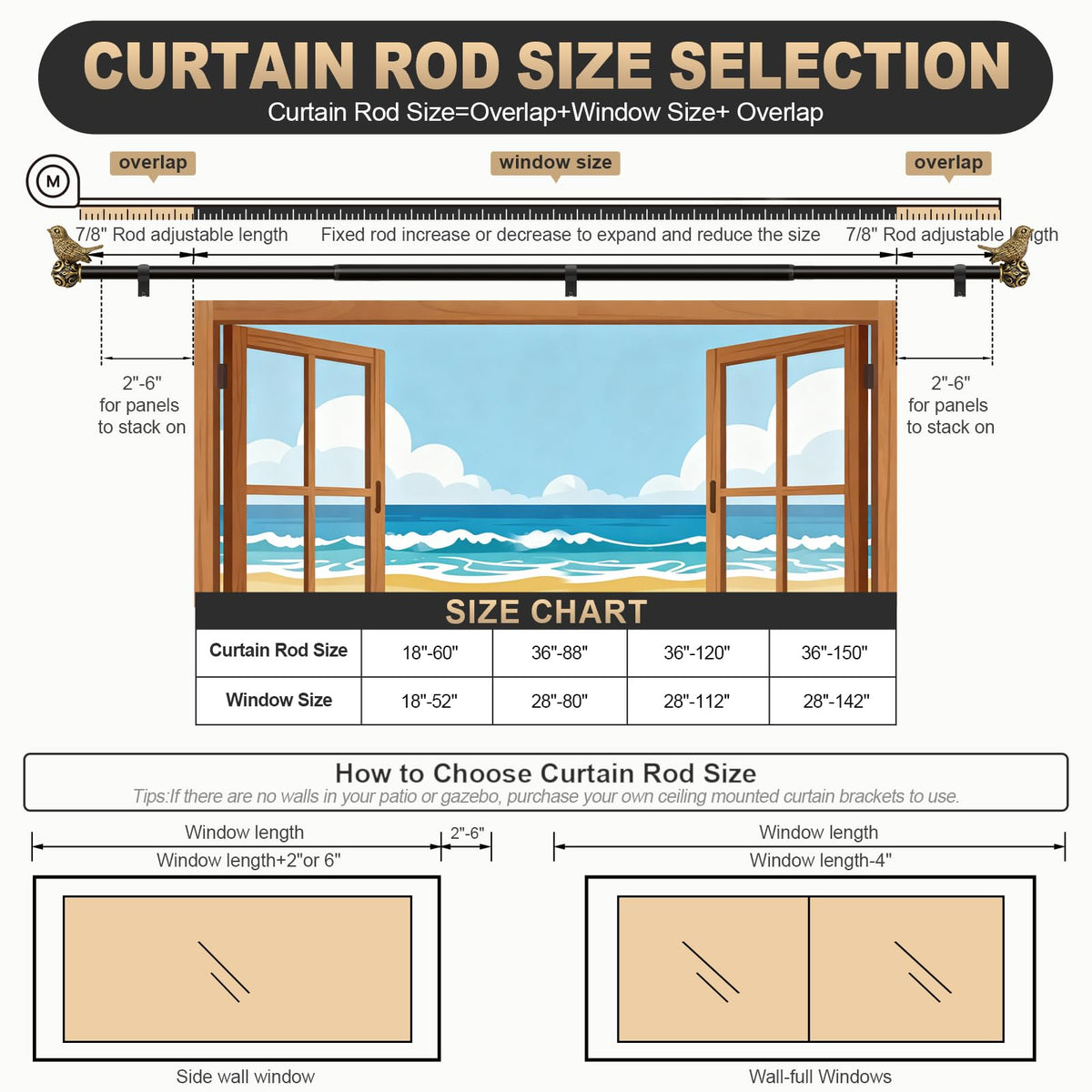 Reinforced connector and brackets provide stable support up to 33 pounds.
