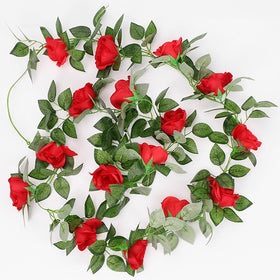 HANDIC Rose Garland 5pack-flower-strings-detail reveals 16 strings per garland.
