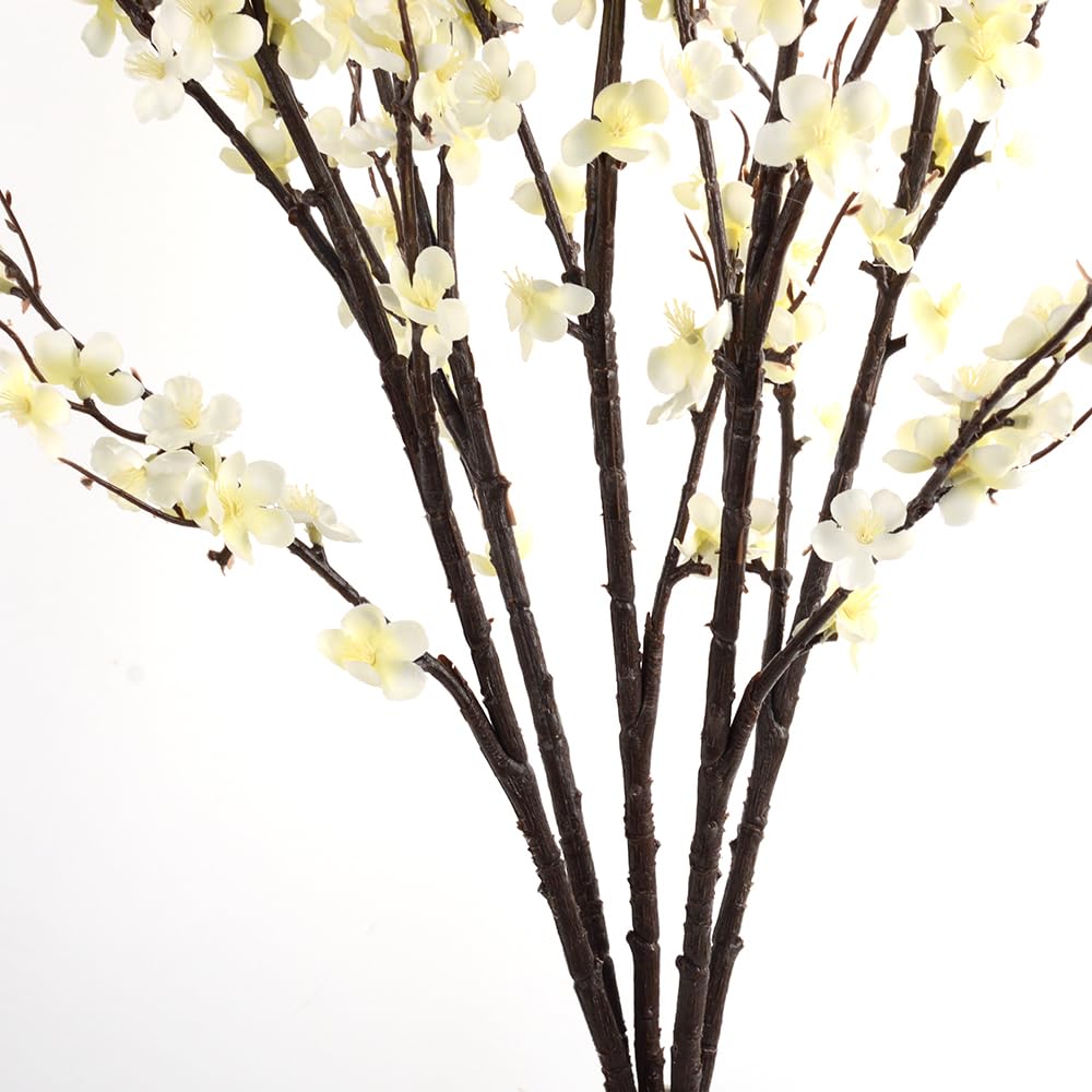HANDIC wedding centerpiece cherry blossom branches with elegant white blooms.