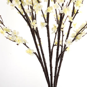 HANDIC wedding centerpiece cherry blossom branches with elegant white blooms.