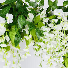 HANDIC Wisteria garland 5-pack 33ft ideal for banquets and ceremonies.