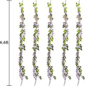 HANDIC Wisteria Garland packaging indicates five garlands per order.