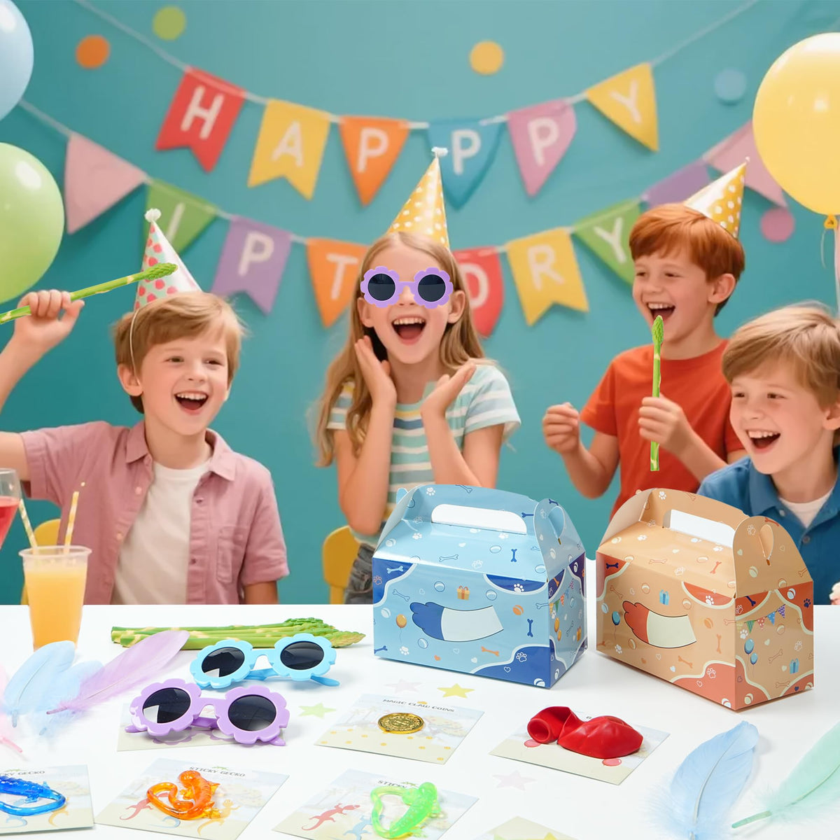 HandTool sticky gecko figures that cling for interactive party games
