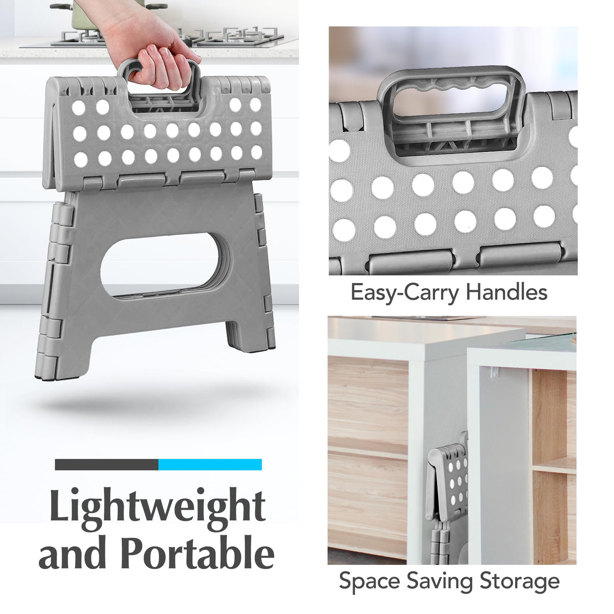 Handy Laundry 2-pack offers flexible placement across rooms in grey.