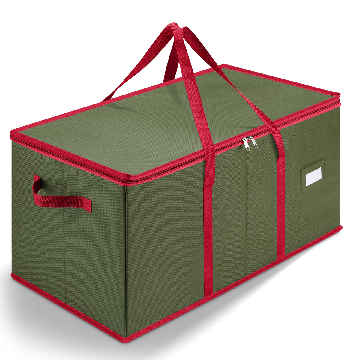 Handy Laundry adjustable dividers inside compartments adapt to ornament sizes for safe storage.