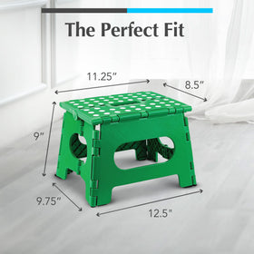 Handy Laundry step stool in the bedroom for dressing and cabinet access.