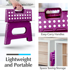 Handy Laundry 2-pack display showing two purple stools.