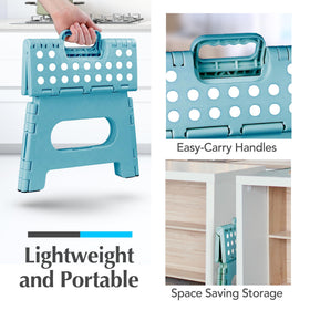 Handy Laundry 300lb-capacity stool supports adults with confident steps.