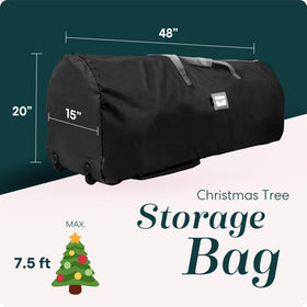 Handy Laundry tree storage bag with wheels and sturdy handles for simple moving