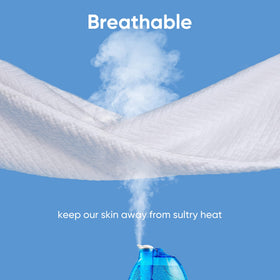 Hanherry cooling fabric showcases skin-friendly comfort for hot nights.