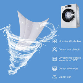 Hanherry easy-care protector is machine washable for simple upkeep.