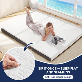 Hanherry storage bag with mattress for tidy travel and quick setup