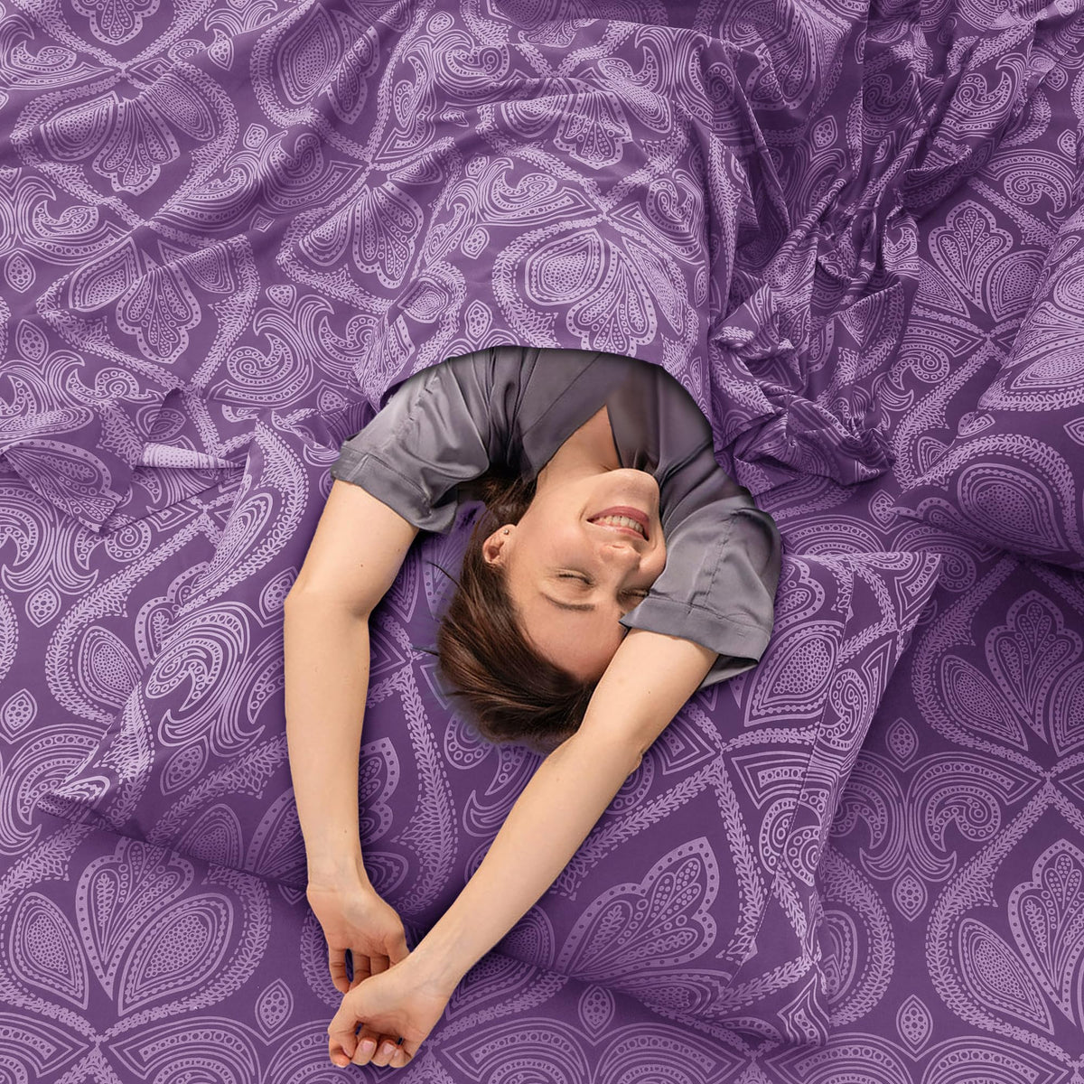 Hannah Linen brushed microfiber close-up highlighting plush texture