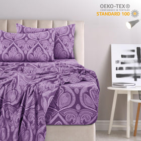 Hannah Linen Paisley Queen pillowcases emphasizing pillow-friendly fabric