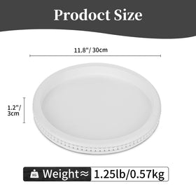 Hanobe candle tray for ambient displays on tables and shelves.