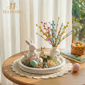 Hanobe dining room tray serves as elegant serving or décor.