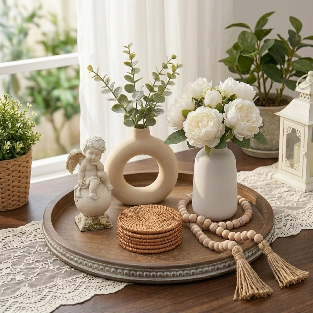 Hanobe dining room counter decor tray for tidy surfaces