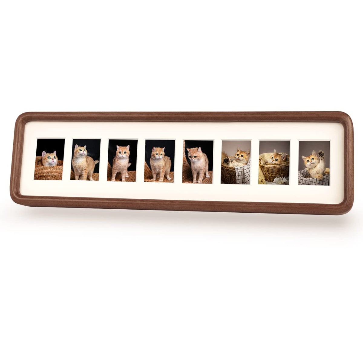 Hans collage frame eight openings ideal for desktop display and easy photo rearrangement.