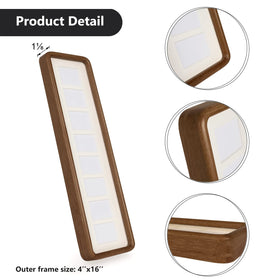 Hans frame showing shatter-resistant glass protects treasured images.