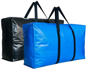 HaoHakka 60gallon storage duffel close-up shows tear-proof waterproof material