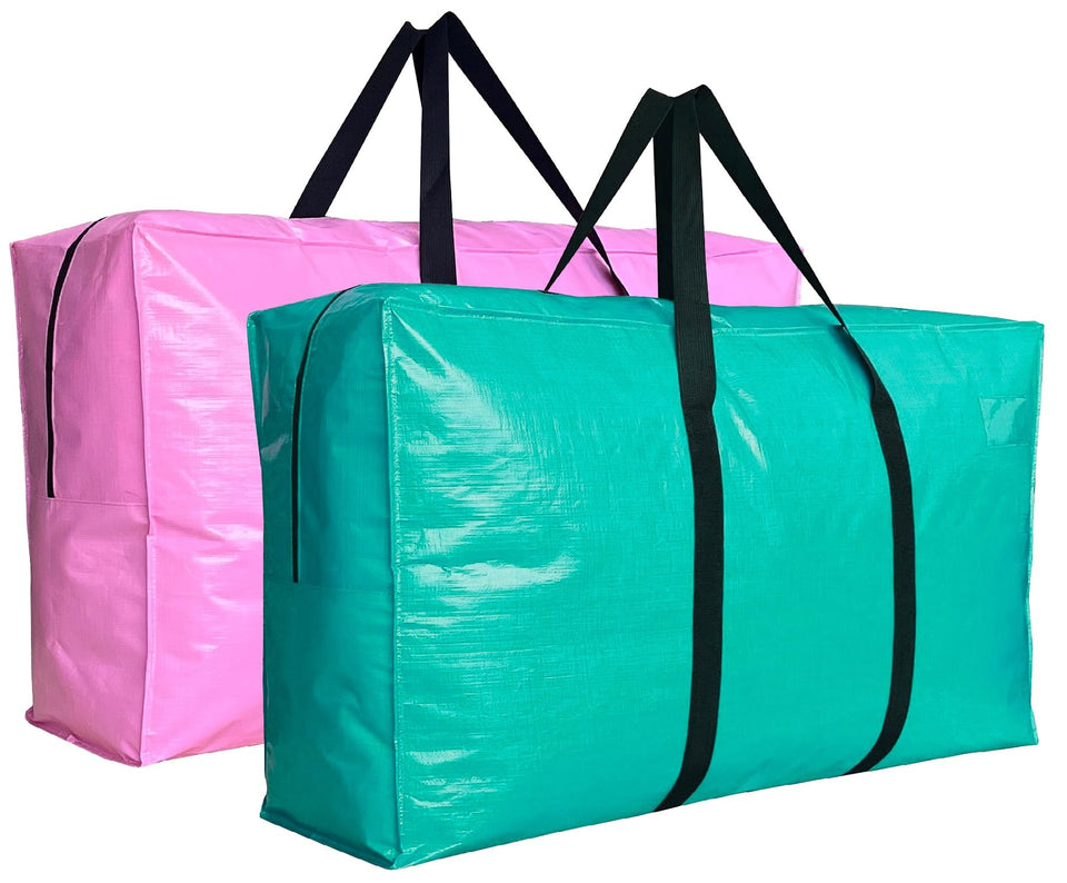 HaoHakka extra-large storage bag folded compact for easy storage.