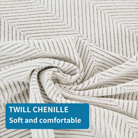 HAOMAIJIA chenille cover offers soft, velvet-like touch.