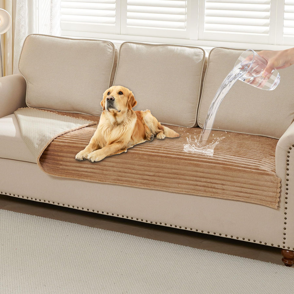 HAOMAIJIA waterproof couch cover for dogs on sofa protects furniture from spills
