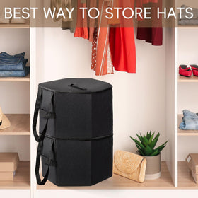 HAOPENGYOU collapsible hat organizer preserves upright shape.