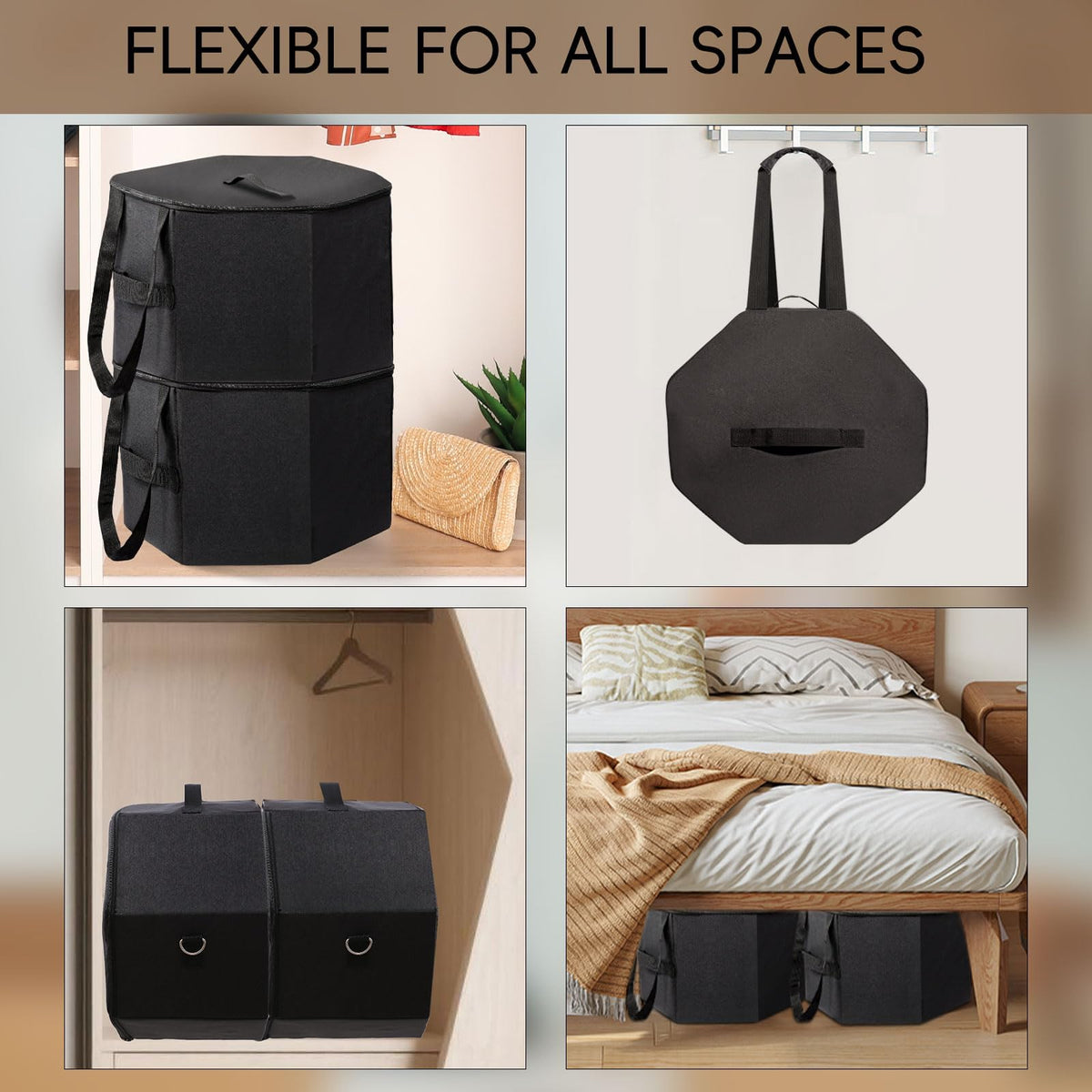 HAOPENGYOU storage box doubles as clothes and towel organizer.