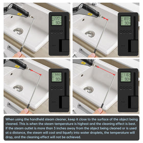 Haosidsn steam cleaner 6-level control enables tailored cleaning.