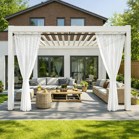 HAOYUNTE rustproof finish tension rod protects against moisture in humid spaces.