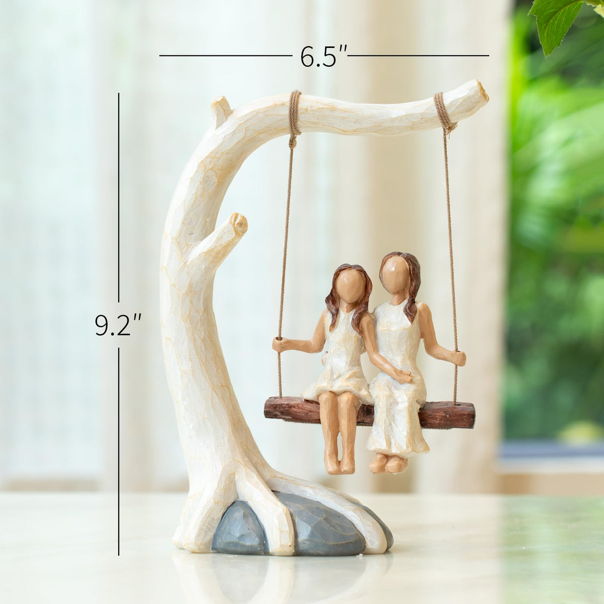 Elegant handcrafted figure from HAPFULLING for display in living spaces.