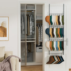 HapiRm durable, sturdy hat organizer for daily use in a bedroom or entryway.